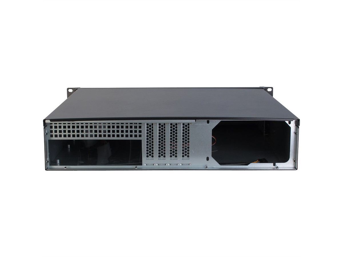 VALUE 19" Industrial Rack-Mount Server Chassis, 2UH, short, black