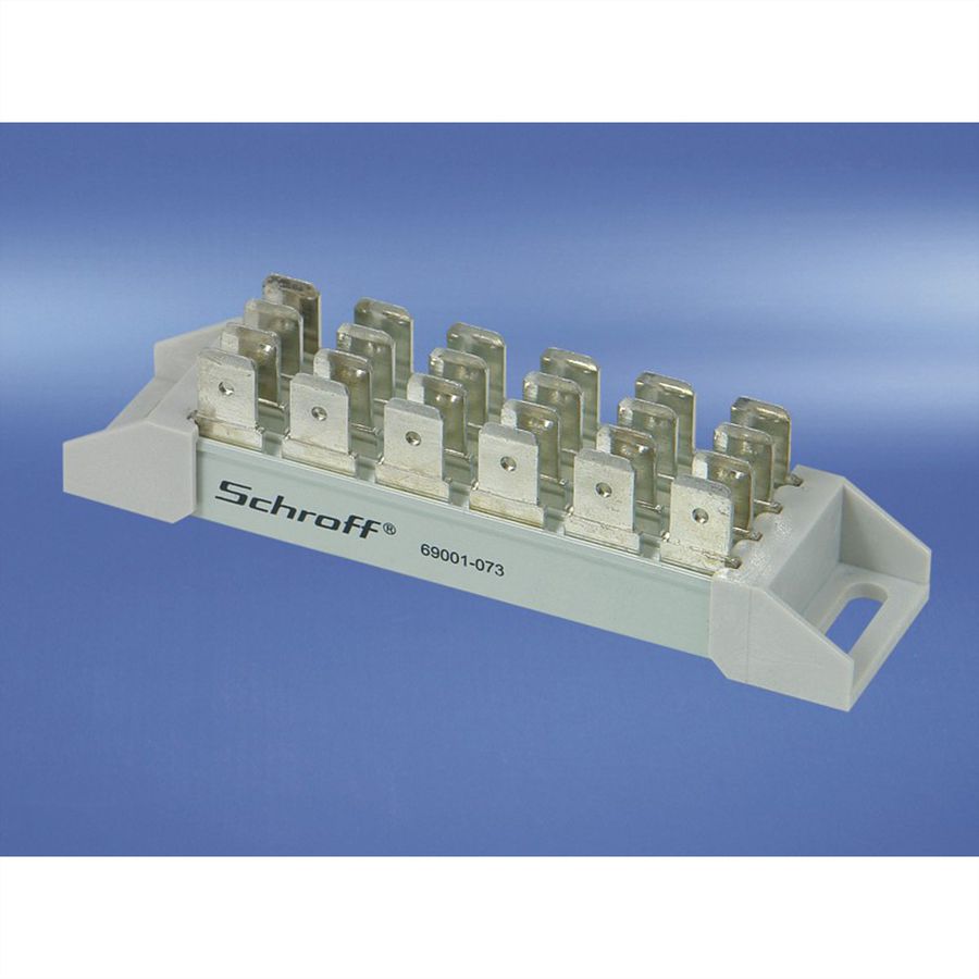 SCHROFF Busbar With FASTON Connections