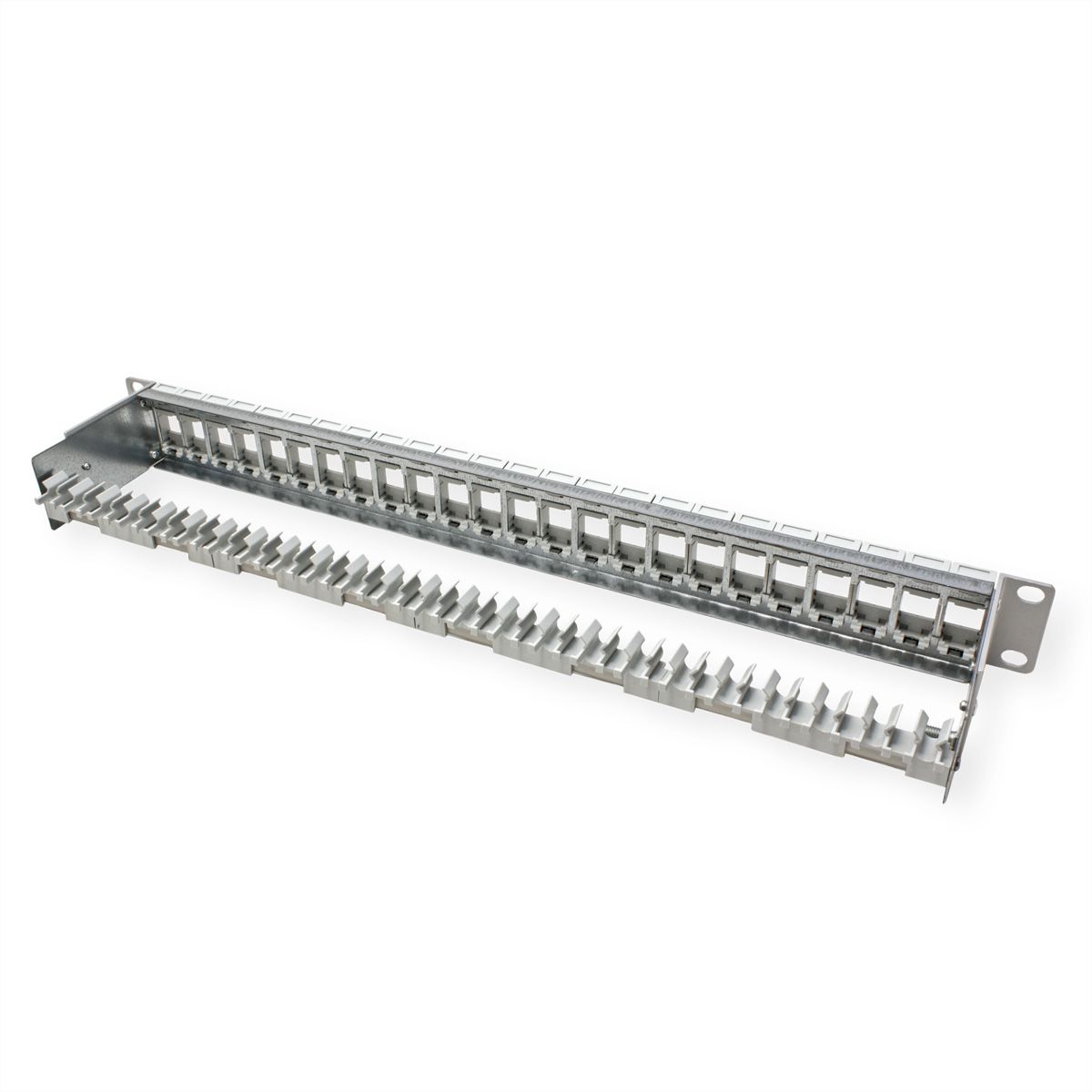 METZ CONNECT 19" Paneel 1HE Moduledrager leeg voor 24 modules (E-DAT of C6A)