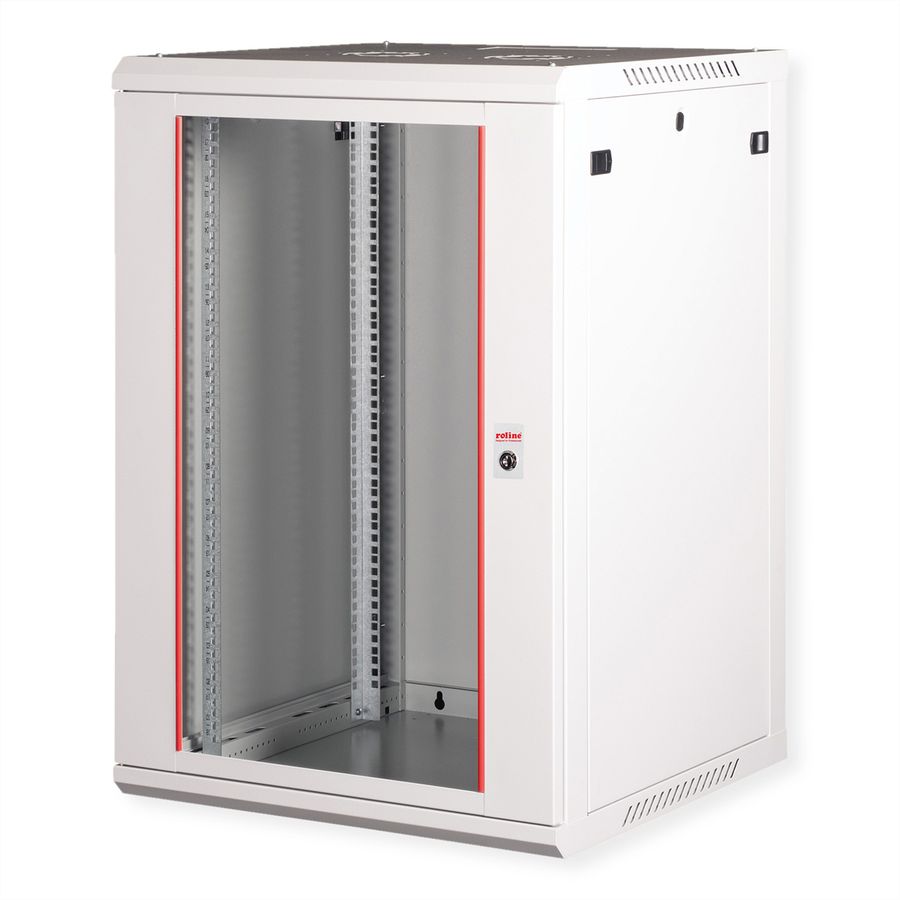ROLINE 19-inch wandbehuizing Basic Plus 18U, 600x600 BxT grijs
