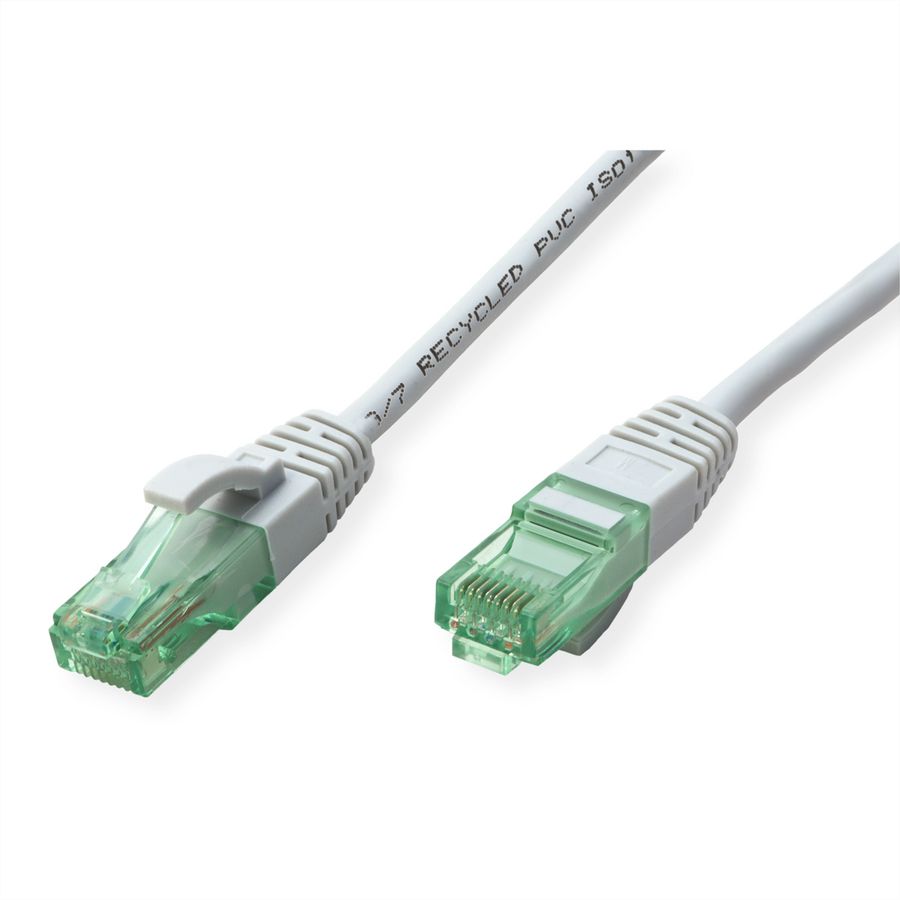ROLINE RM Patchkabel Cat.6A UTP, grijs, 1,5 m