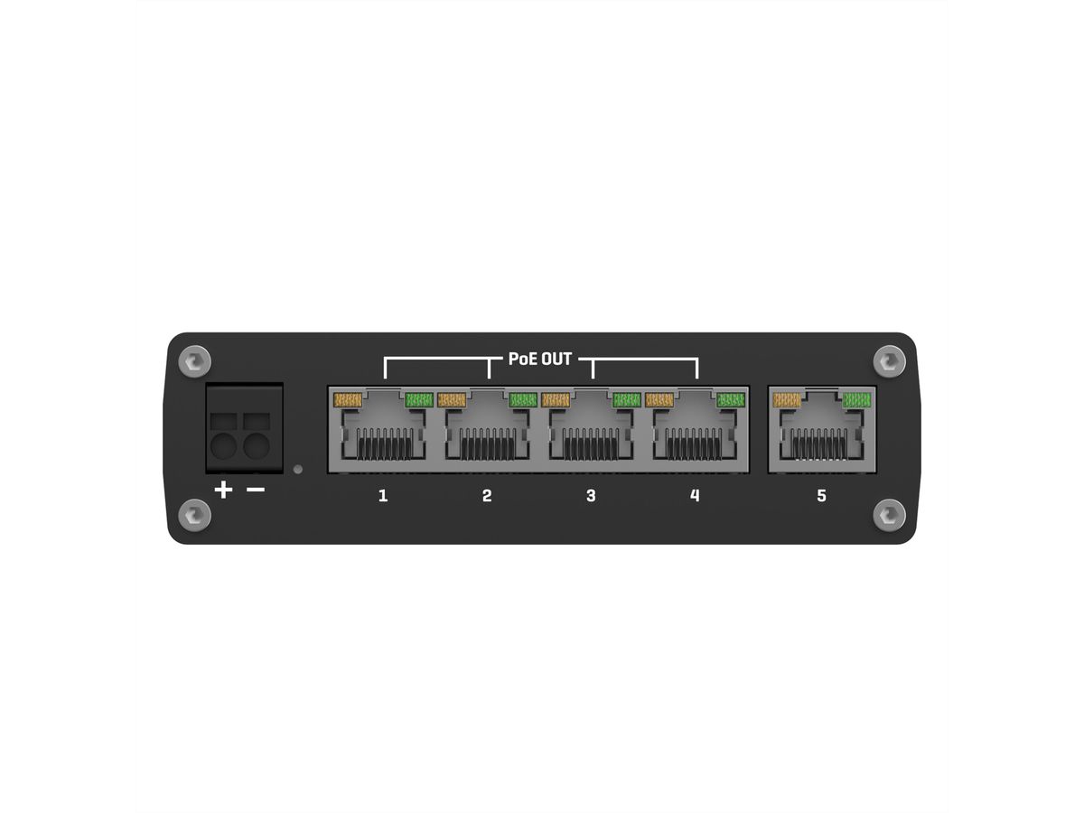 TELTONIKA TSW101 Switch 4xPoE+ Automotive In-Vehicle