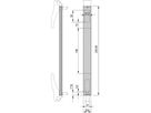 SCHROFF Insteekmodule U-profiel voor XL handgreep, Microschakelaar compatibel, 6 HE, 4 HE, 2,5 mm, Al, geanodiseerd vooraan, Geleidend achteraan