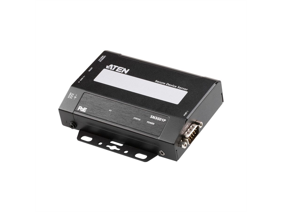 ATEN SN3401P 1-Port RS-232/422/485 Secure Device Server mit PoE
