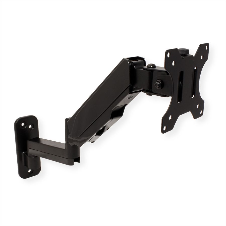 VALUE LCD Monitor Arm, Wall Mount, 5 Joints, Pivot, black