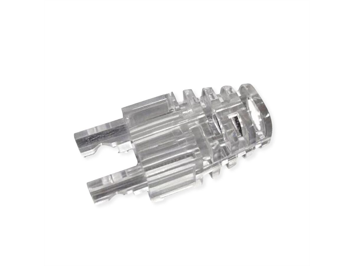 ROLINE Knickschutztülle für RJ-45, 10 St., für Durchgangs-Stecker 21.17.3146/.3147, transparent