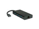 VALUE USB 3.2 Gen 1 Type C naar Gigabit Ethernet-converter + hub