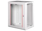 ROLINE 19-inch wandbehuizing Basic Plus 15U, 600x450 BxT grijs