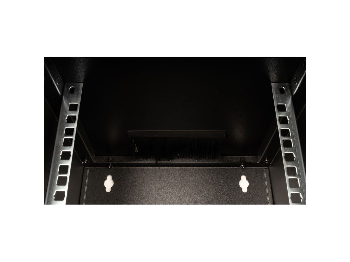 ROLINE 10-inch wandbehuizing 12 U, 312x300 BxD zwart