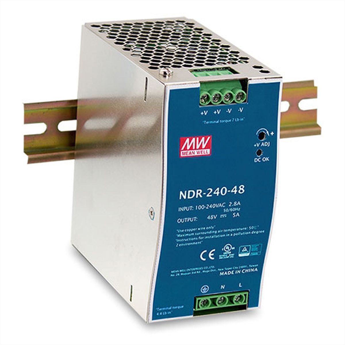 D-Link DIS-N480-48 Industriële voeding 480W externe DIN-rail