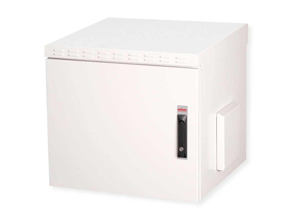 ROLINE 19-inch wandbehuizing Pro 9 U, 600x600 BxT IP55 buiten grijs
