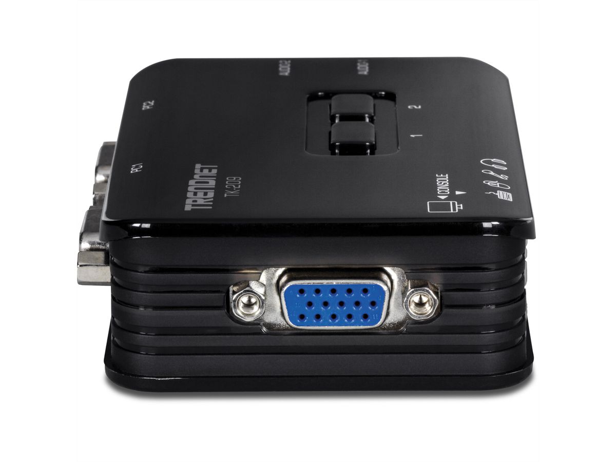 TRENDnet TK-209K KVM-switch 2-poorts USB-kit met audio