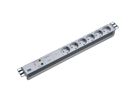 BACHMANN 19" socket strip 6-way with GVS without switch