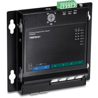 TRENDnet TI-PG62F 6-Port PoE+, Industrial Gigabit Wall-Mounted Front Access Switch