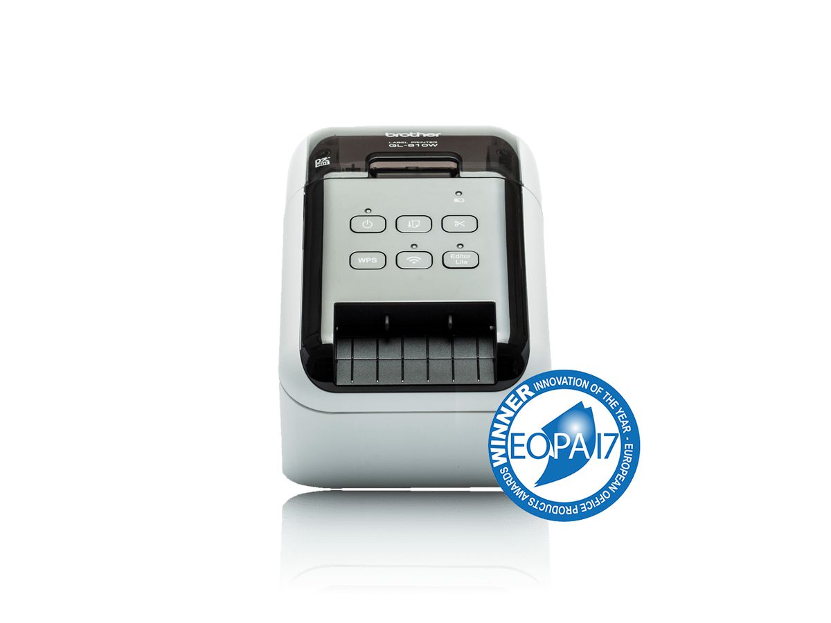 Brother QL-810W labelprinter Direct thermisch Kleur 300 x 600 DPI 176 mm/sec Bedraad en draadloos DK Wifi