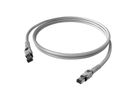 EasyLan VarioBoot Patch cable Cat.6A, S/FTP, grey, 2 m