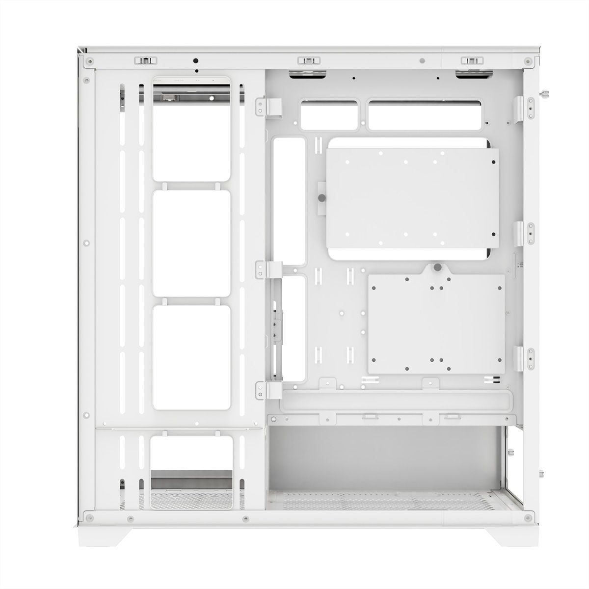 XILENCE Xilent Gleam X818.W.ARGB Gaming ATX PC-behuizing wit, RGB ATX Midi Tower