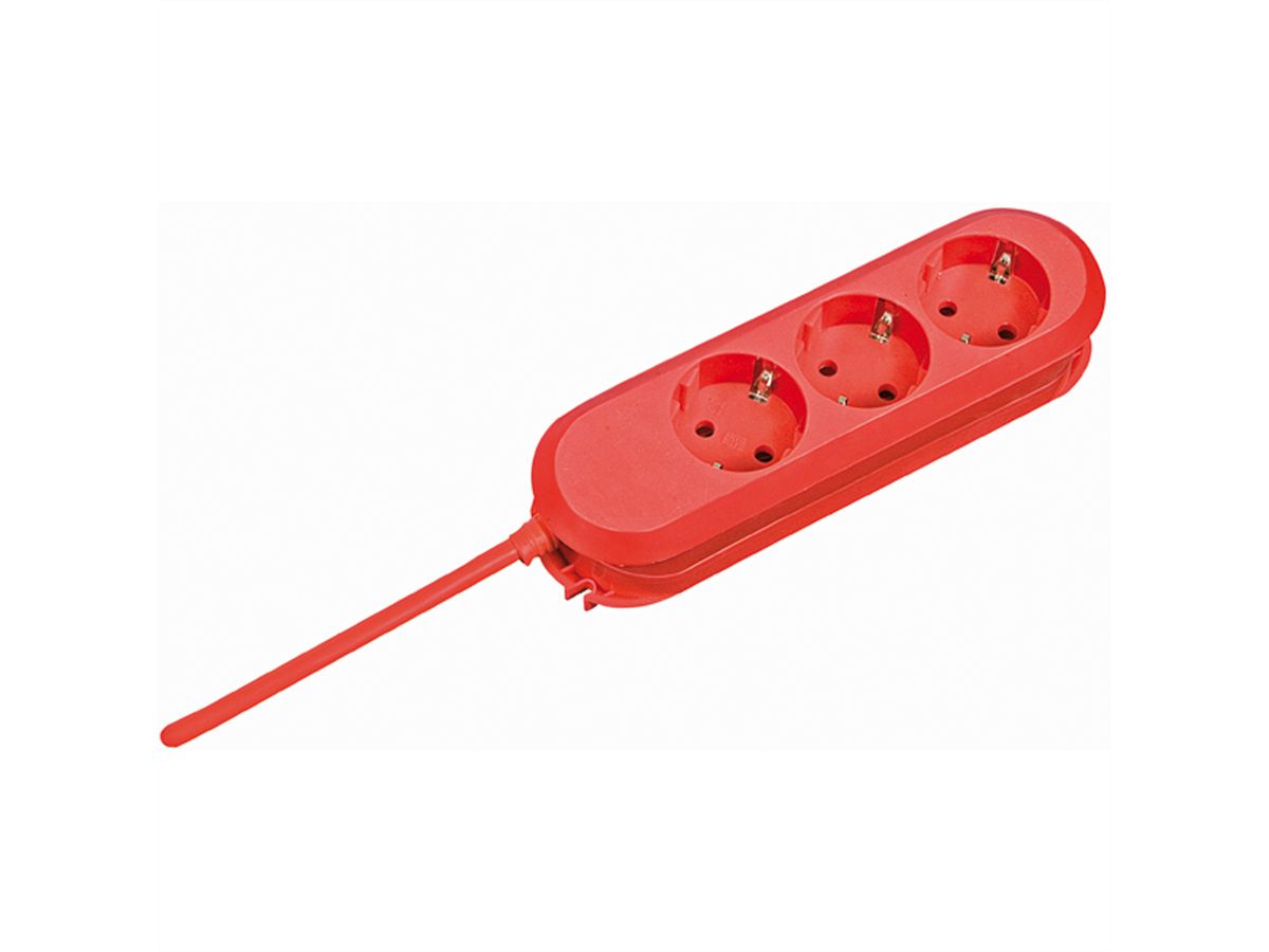 BACHMANN SMART 3x CEE7/3 red 3m CEE7/7