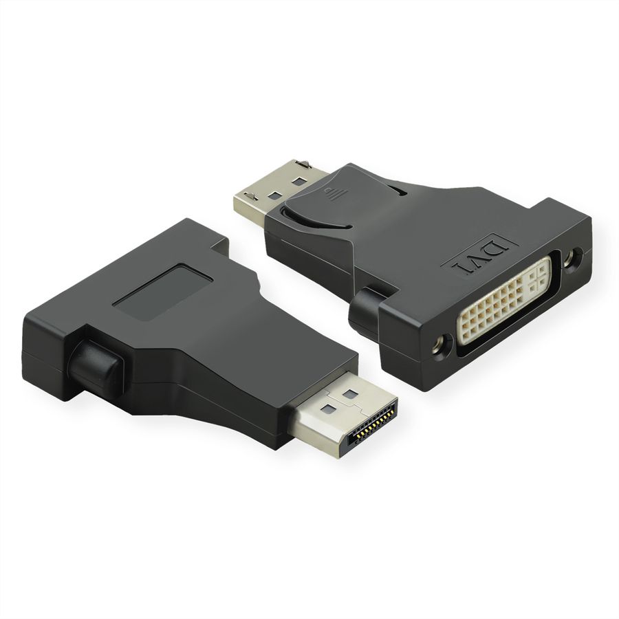 VALUE DisplayPort - DVI Adapter, DP Male - DVI Female