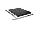 ROLINE 19-inch plank 1 U , Uitschuifbaar 550mm diep 25 kg zwart