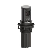 BACHMANN ELEVATOR2 1xP40, 1xUSB C/C 45W stainless steel look 2.0 m AEH