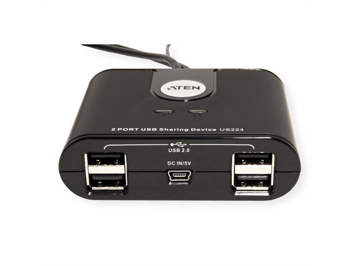 ATEN US224 2-Port USB 2.0 Peripheral Switch