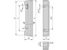 SCHROFF CompacPRO Achtervoet met randbescherming, 4 HE