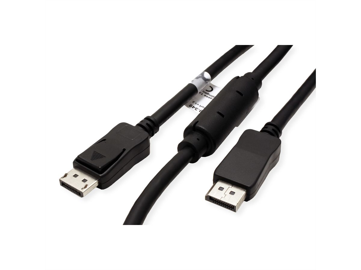 VALUE DisplayPort Active Cable, v1.2, active, M/M, 20 m