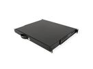 ROLINE 19-inch keyboard insert 1 U, 400 T lockable black