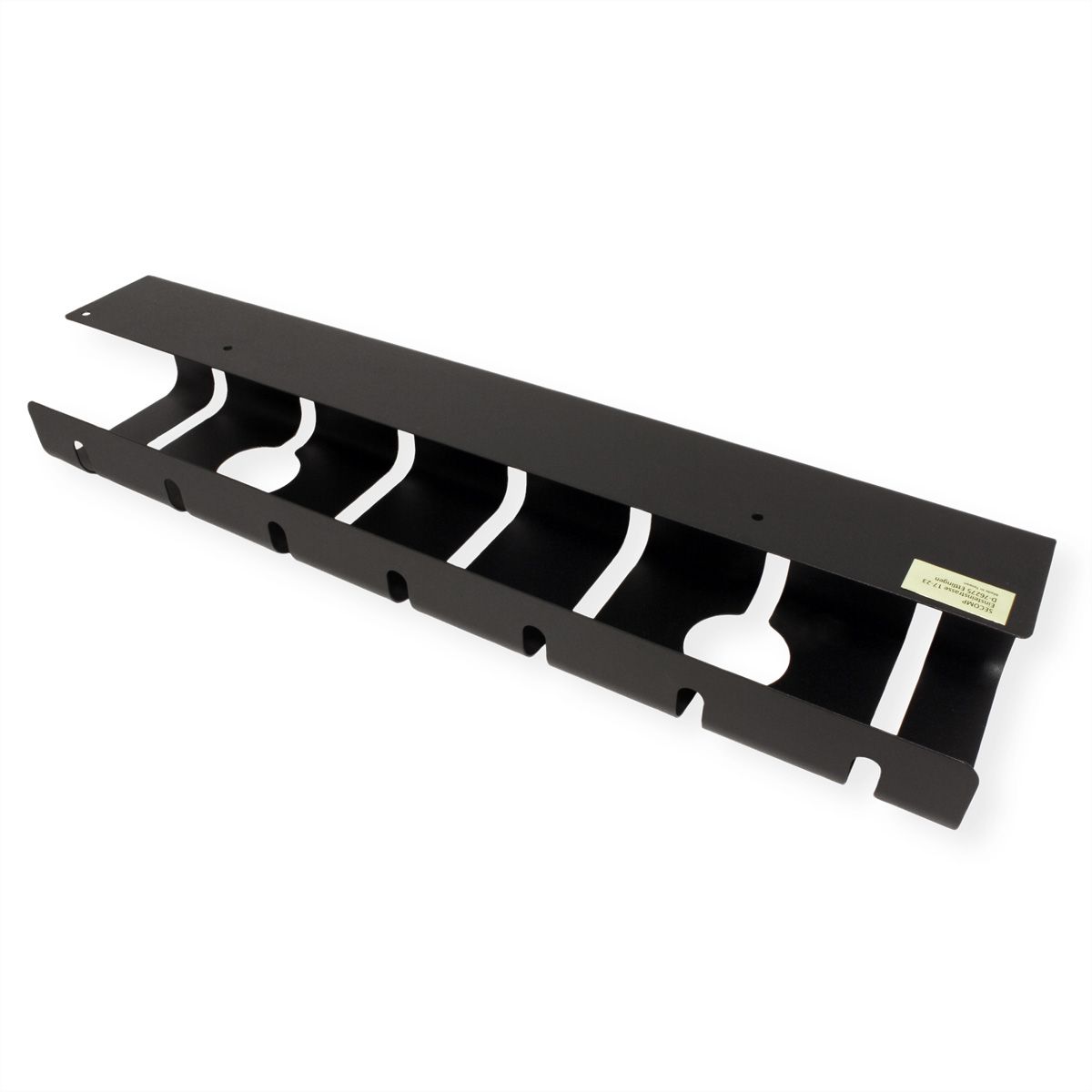 ROLINE Cable Cover Organizer, Under Desk Mount (2 pieces), black