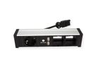 BACHMANN CONEO SET 1x geaard stopcontact, 2x ABD, 1x USB oplader, zilver