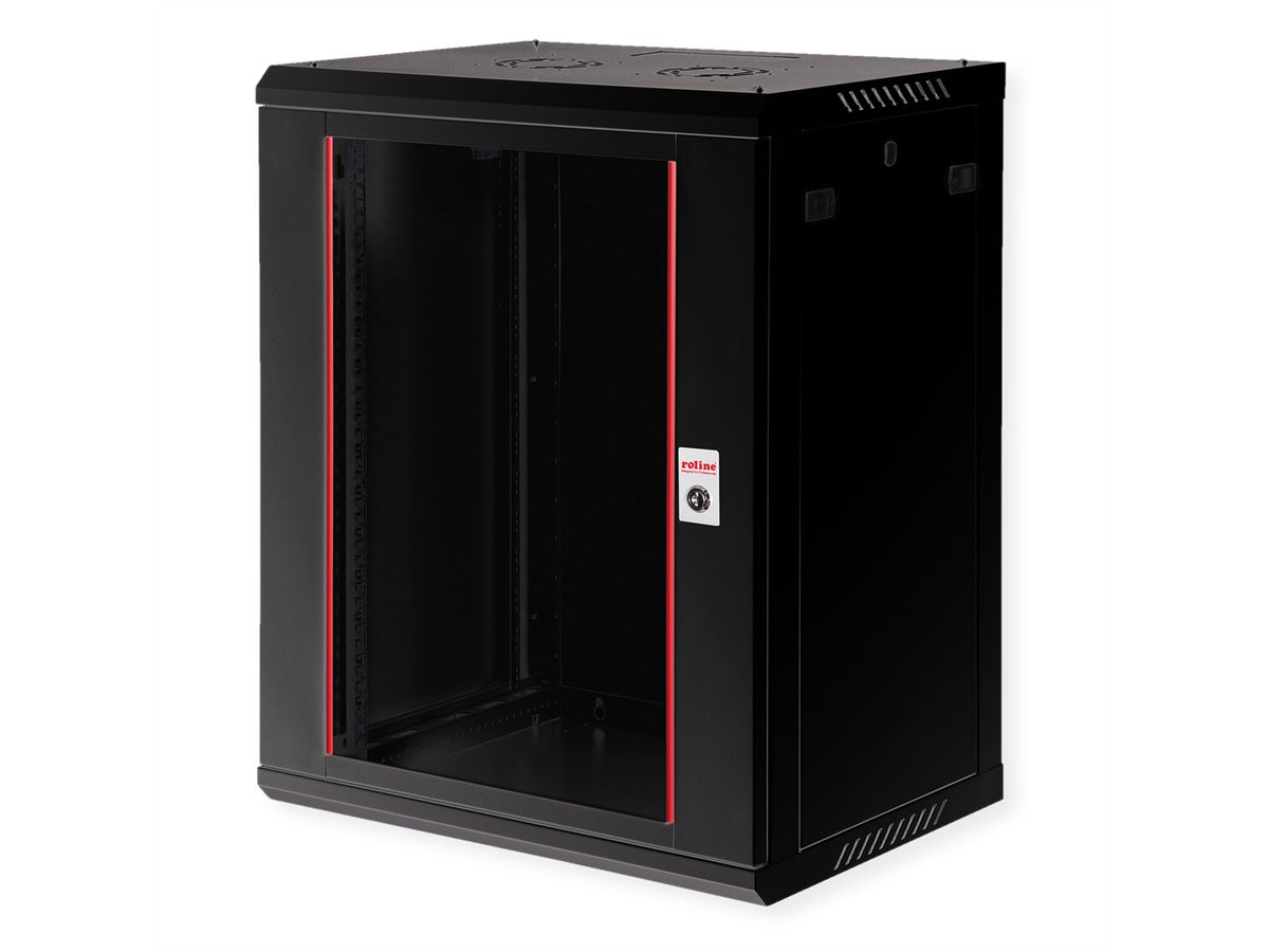 ROLINE 19" Wall Cabinet Basic Plus 15U, 600x450 BxT black