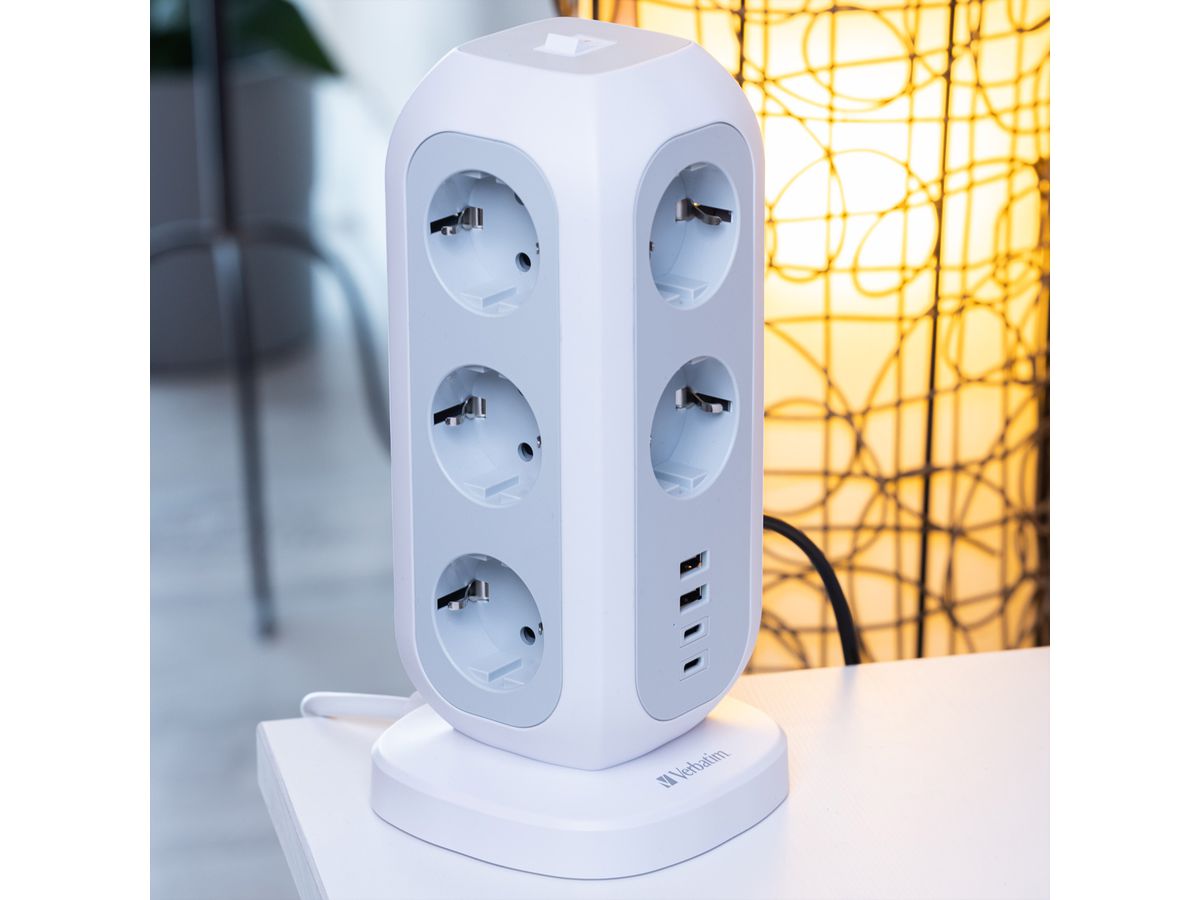 VERBATIM Steckdosen Tower EUPT-01