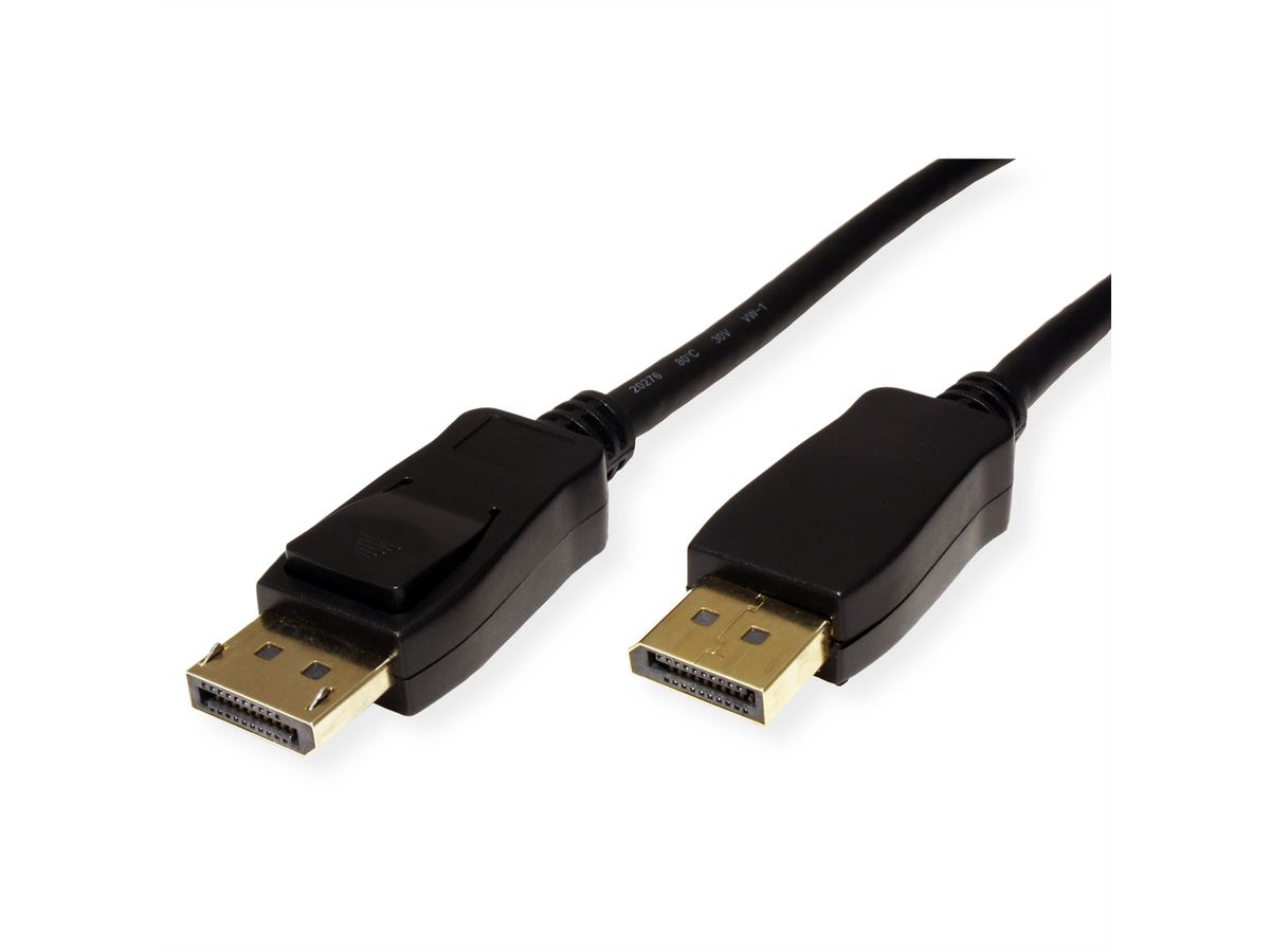 VALUE DisplayPort Kabel, DP v1.3/v1.4, M/M, zwart, 5 m