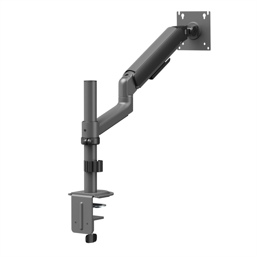 STANDARD Pole-Mounted Monitor Arm, Mechanical Spring, 17–32 inch, max. 10 kg, black