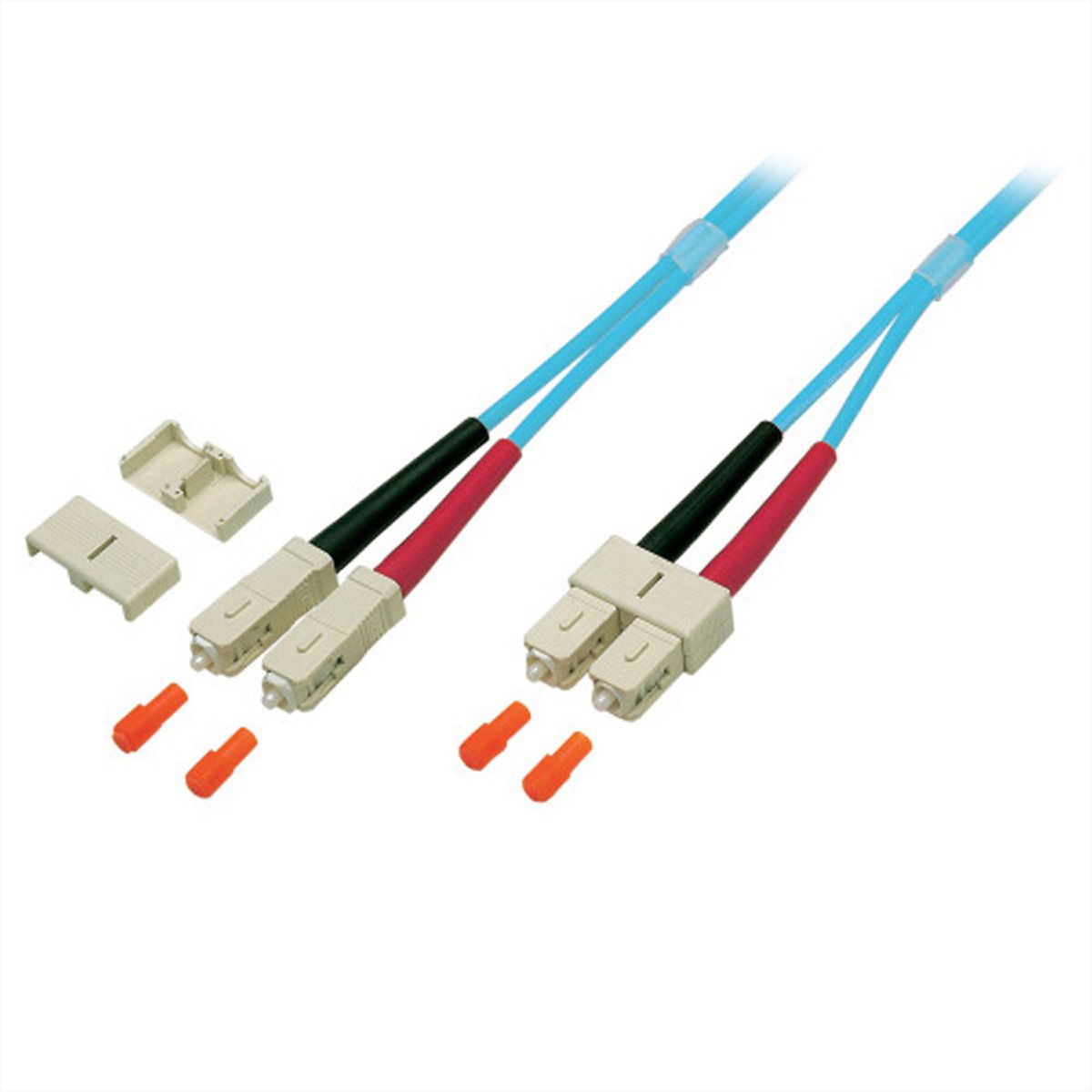 Quality LWL-Kabel duplex 50/125µm OM3, SC/SC, 7,5m