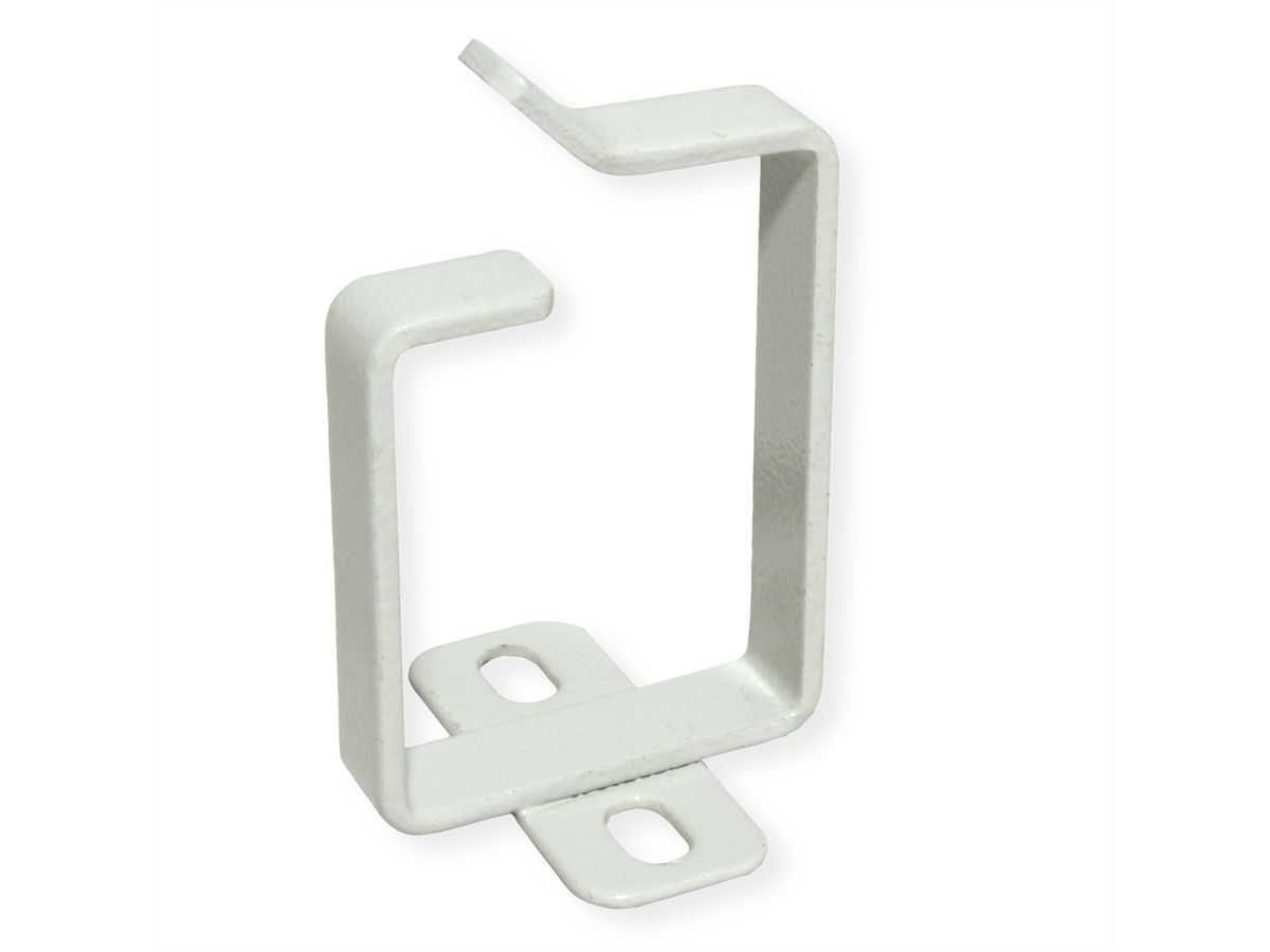 ROLINE Cable management bracket, 44x60mm grey 10 pieces