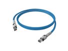EasyLan VarioBoot Patch cable Cat.6A, S/FTP, blue, 2 m