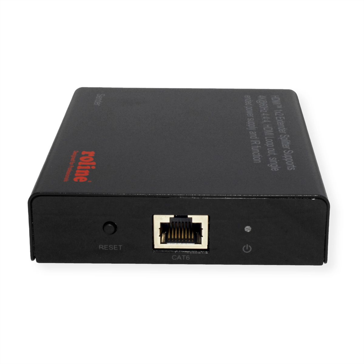 ROLINE HDMI Extender and Splitter, 1x2, via Cat6A, 70m, 4K60Hz