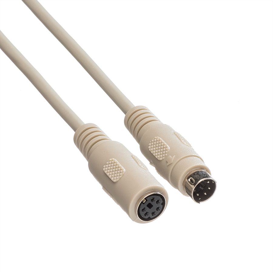 ROLINE PS/2 toetsenbord/muis kabel M/F, 3 m