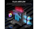 ANTEC FLUX Rear ATX/Micro-ATX/ITX Midi Tower PC Case, black