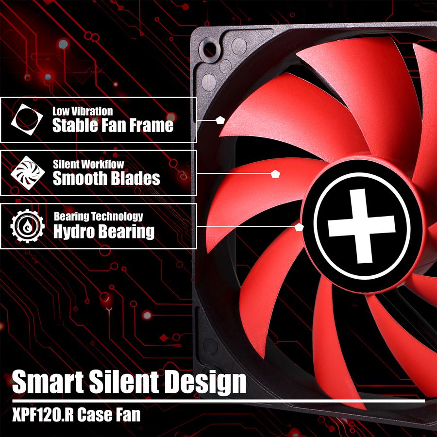 Xilence XPF120.R 120mm Performance Case Fan, 3PIN