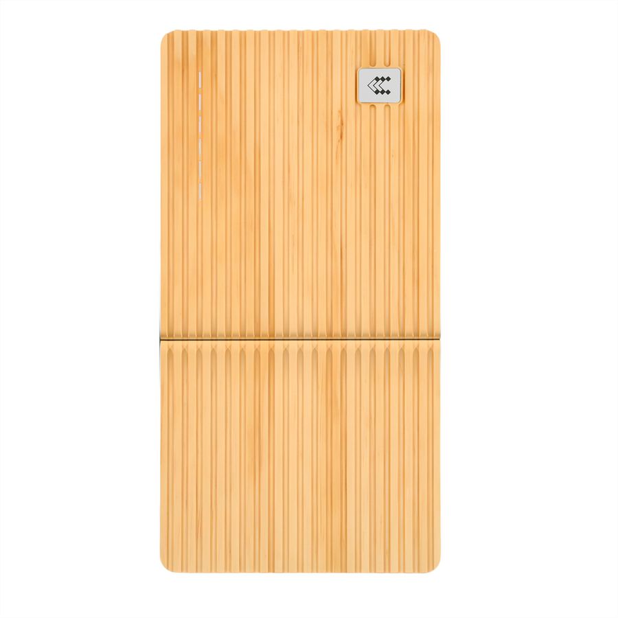TeltoCharge EVC2 frontpaneel met houtlook voor socketversie