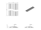 DATAFLEX Addit kabelgoot, recht 402, zilver, 60 cm