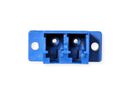 Glasvezelkoppeling Single-Mode, LC/LC duplex, blauw