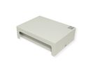 EasyLan preLink / fixLink onderbouw paneel, 8x Keystone, RAL7035