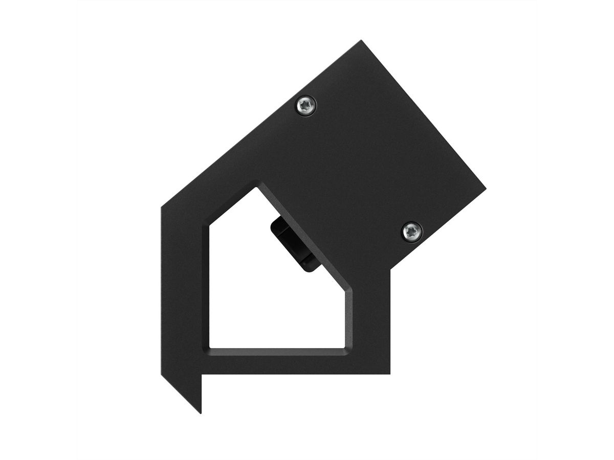 BACHMANN DESK2 ALU BLACK 2xP40, 1xUSB C/C 45W L=0,2m