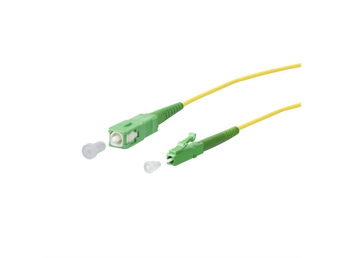 METZ CONNECT OpDAT glasvezelkabel, SC-S APC/LC-S APC OS2, 5 m