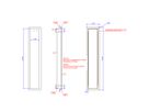 BACHMANN POWER FRAME inbouwframe Groot 6-voudig, zilver