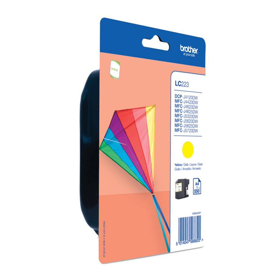 Brother LC223YBP inktcartridge 1 stuk(s) Origineel Geel